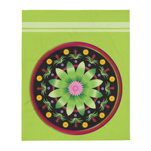 Load image into Gallery viewer, Bromeliad Mandala - Throw Blanket
