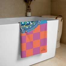 Load image into Gallery viewer, Dolphin Spin Mandala by David K. Griffin - Beach Towel - dkgriffinart