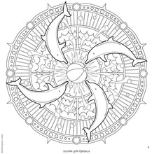 Load image into Gallery viewer, Tropical Mandala - eColoring Book