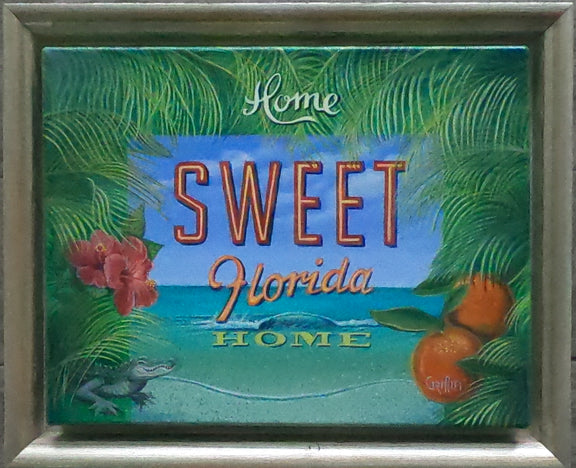 Home Sweet Florida Home - Hand-painted Original! - dkgriffinart