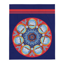 Load image into Gallery viewer, Mariner's  Mandala - Throw Blanket
