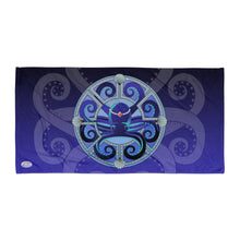 Load image into Gallery viewer, &quot;Octo&quot; Octopus Mandala by David K. Griffin - Beach Towel - dkgriffinart