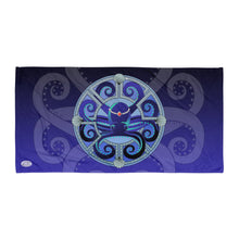 Load image into Gallery viewer, "Octo" Octopus Mandala by David K. Griffin - Beach Towel - dkgriffinart