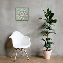 Load image into Gallery viewer, Pink Flamingo Mandala by David K.Griffin - Canvas Print - dkgriffinart