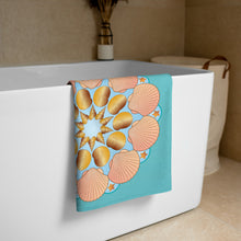 Load image into Gallery viewer, Seashell Mandala by David K. Griffin - Beach Towel - dkgriffinart