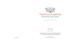 Load image into Gallery viewer, Tropical Florida -  Coloring Book - dkgriffinart