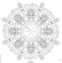Load image into Gallery viewer, Tropical Mandala - eColoring Book