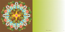 Load image into Gallery viewer,  journal; tropical; starfish; stingray; seahorse; tiki; mandala; pink flamingo; lighthouse; ukulele; bird of paradise; alligator; art; carousel;sea turtle; merhorse; seal; cowgirl; mermaid; neptune; palm tree; mariner; jellyfish; sand dollar; pelican; blue wave; calming; relaxing activity; meditation; design; illustration;