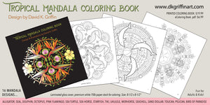 NEW! Tropical Mandala Coloring Book and eColoring!