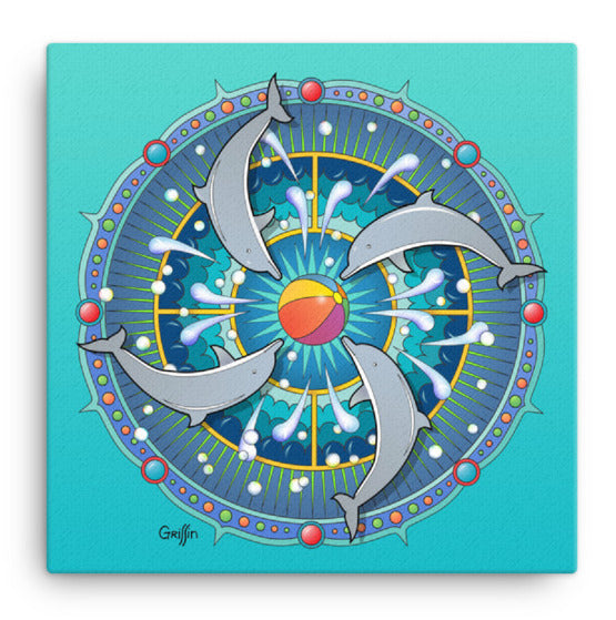 NEW! Tropical Mandala Canvas Prints