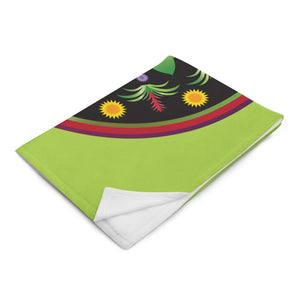 Bromeliad Mandala - Throw Blanket