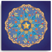 Load image into Gallery viewer, Carousel Seahorse Mandala - Canvas Print