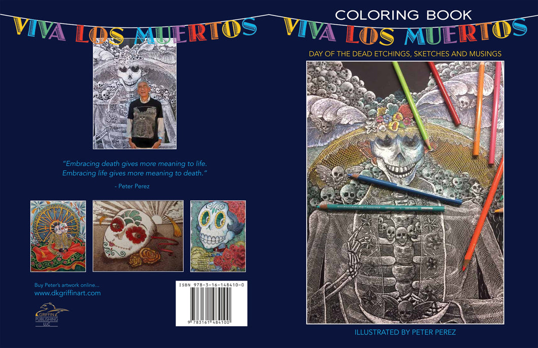 Viva Los Muertos Coloring Book - Wholesale - dkgriffinart