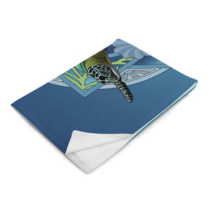Sea Turtle Mandala - Throw Blanket