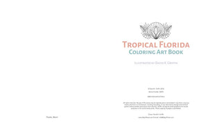 Tropical Florida -  Coloring Book - dkgriffinart