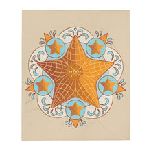 Load image into Gallery viewer, Starfish Mandala - Throw Blanket
